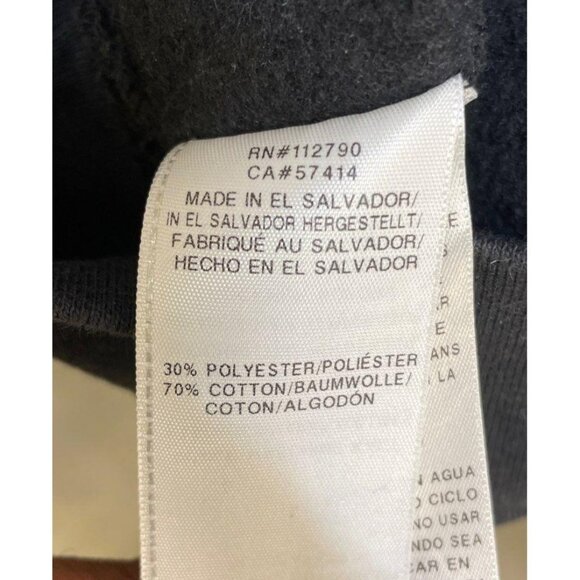 Mens True Reliion Black Gold Monogram Pullover Sweatshirt Large EUC Hoodie 7183 - Picture 11 of 13